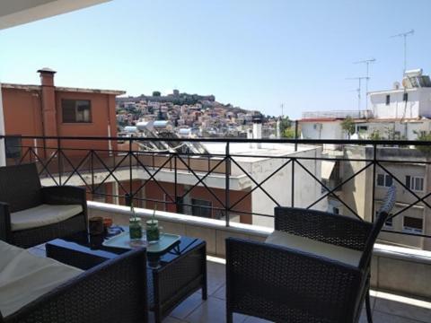 Precious Diamond With View - Parking Place And Superfast Wifi Kavala Esterno foto